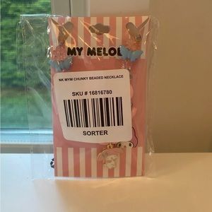 NWT My Melody Pastel Beaded Necklace